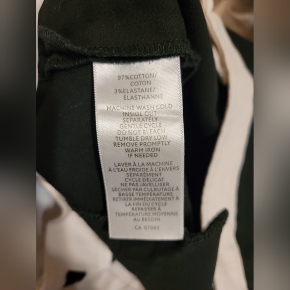 Cynthia Rowley Two-Tone Cigarette Pants Size 6 - Picture 6 of 6